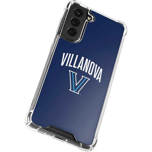 Villanova University Wildcats Black Galaxy S21 FE Clear Case